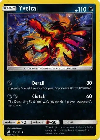 Team Up Yveltal #95/181 reverse holo